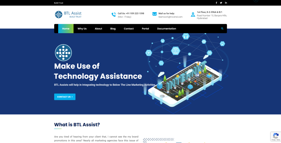 screenshot of BTL Assist
